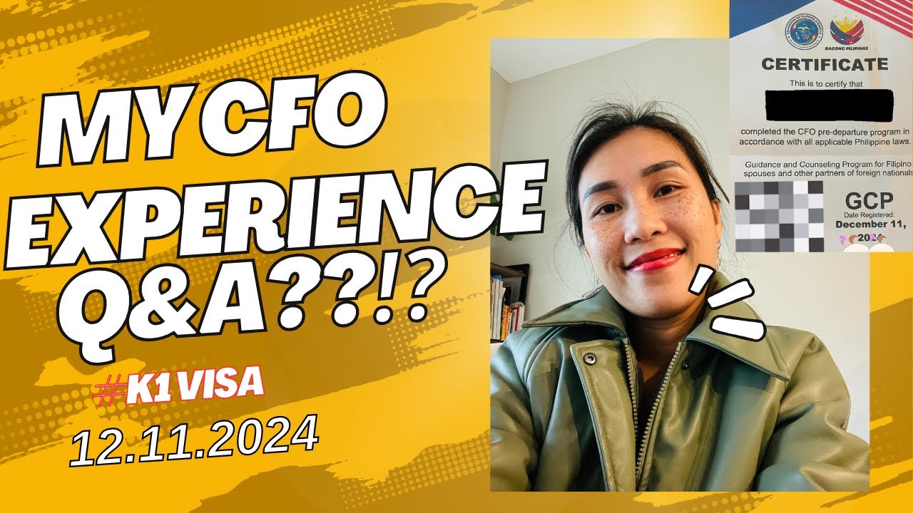 My CFO Experienced |12.11.24 |k1 Visa #k1visa #k1visaprocess #usembassy #php #k1