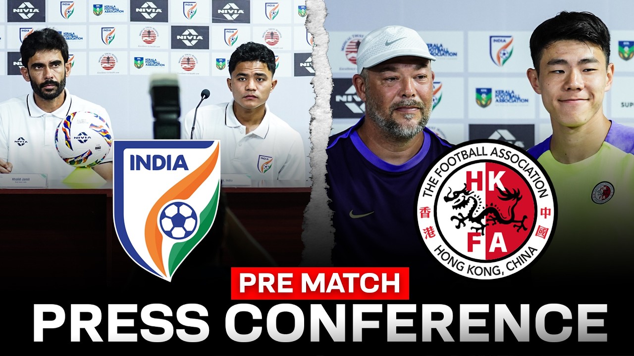 India vs Hong Kong Pre-match Press Conference | AFC Asian Cup Qualifiers ft. Khalid Jamil & Edmund
