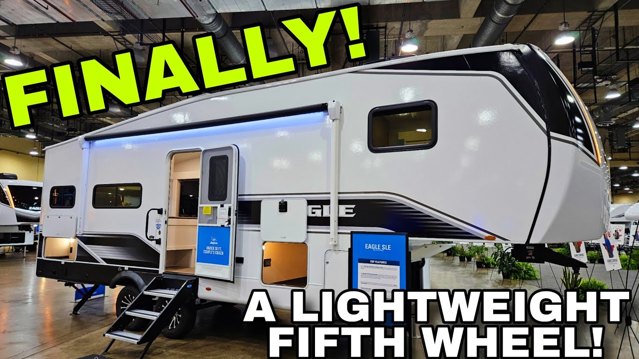 FINALLY! A Really Lightweight Full Size Fifth Wheel RV! Jayco Eagle 24MLE