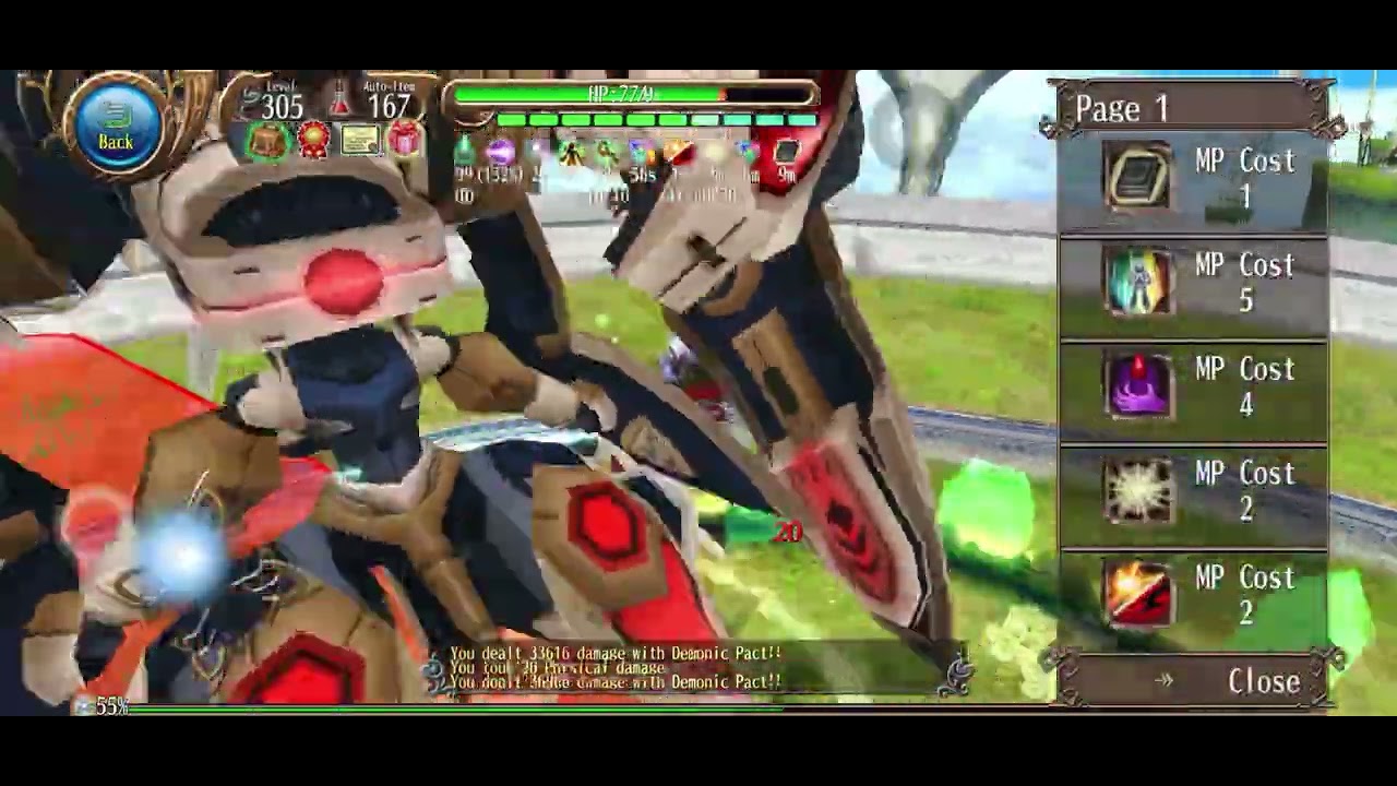 [Toram Online] - Mage (Staff Shield) VS High Difficulty Boss: Altadar lv 310