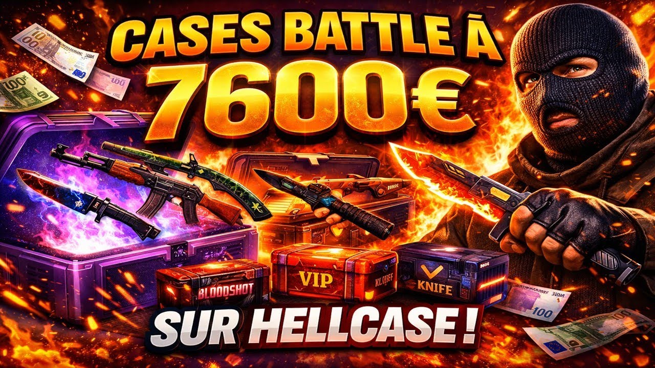 UN CASES BATTLE A 7600 EURO SUR HELLCASE