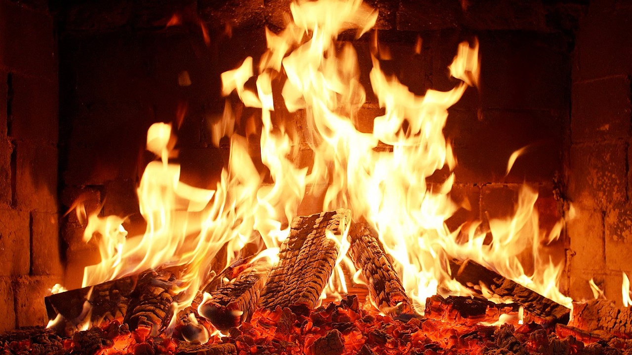 🔥 Cozy Fireplace 4K. Fireplace with Crackling Fire Sounds. Fireplace 4K UHD