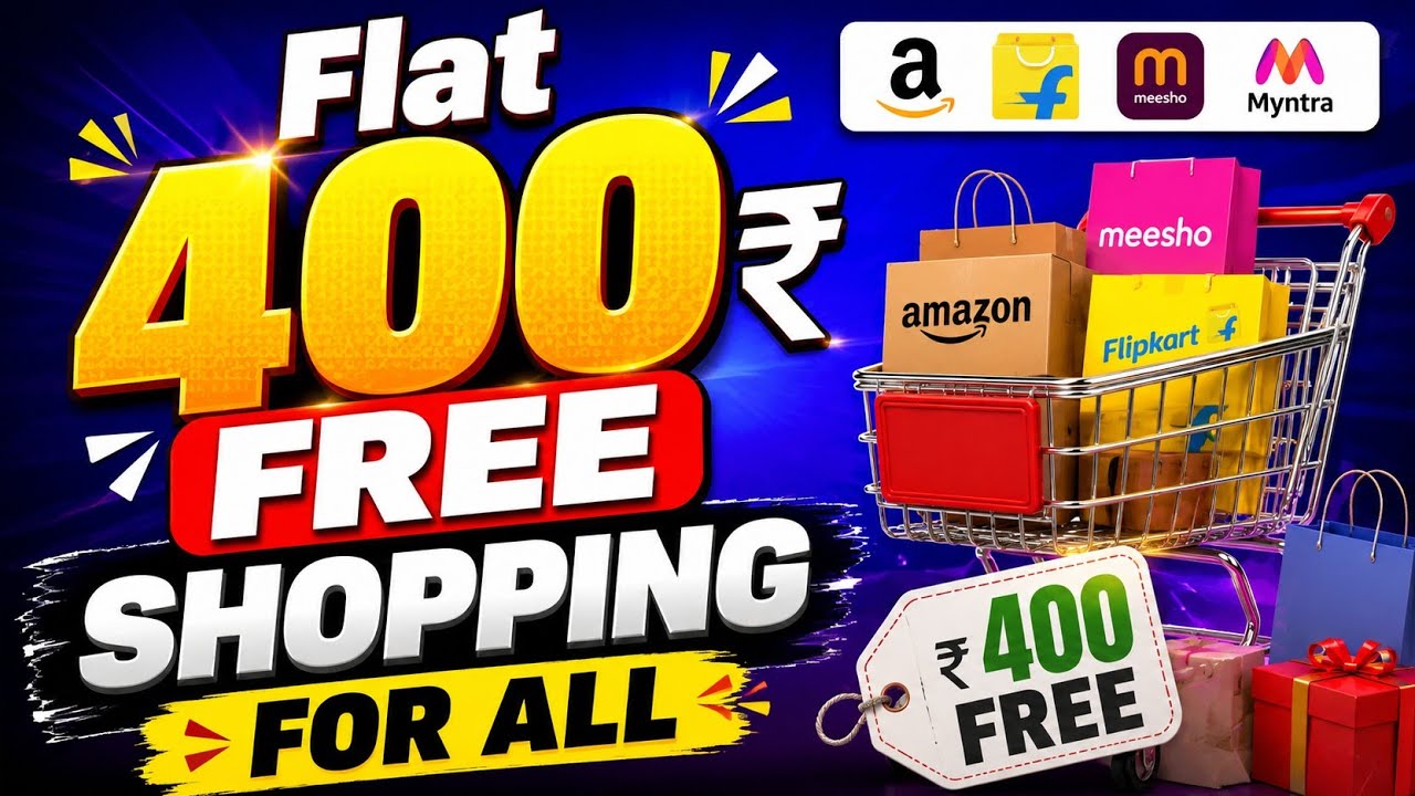 400 Ka Free Shopping Sab ke Liye ! get 400 Rs Free Shopping #freeshopping 