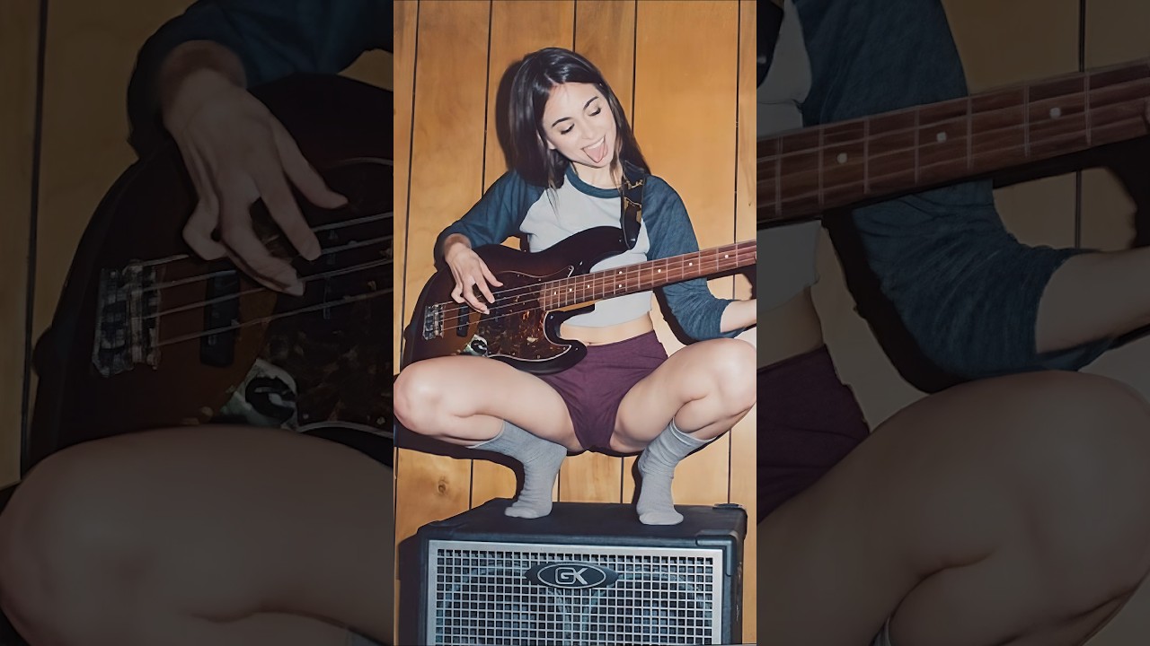The UNLIKELIEST bass player