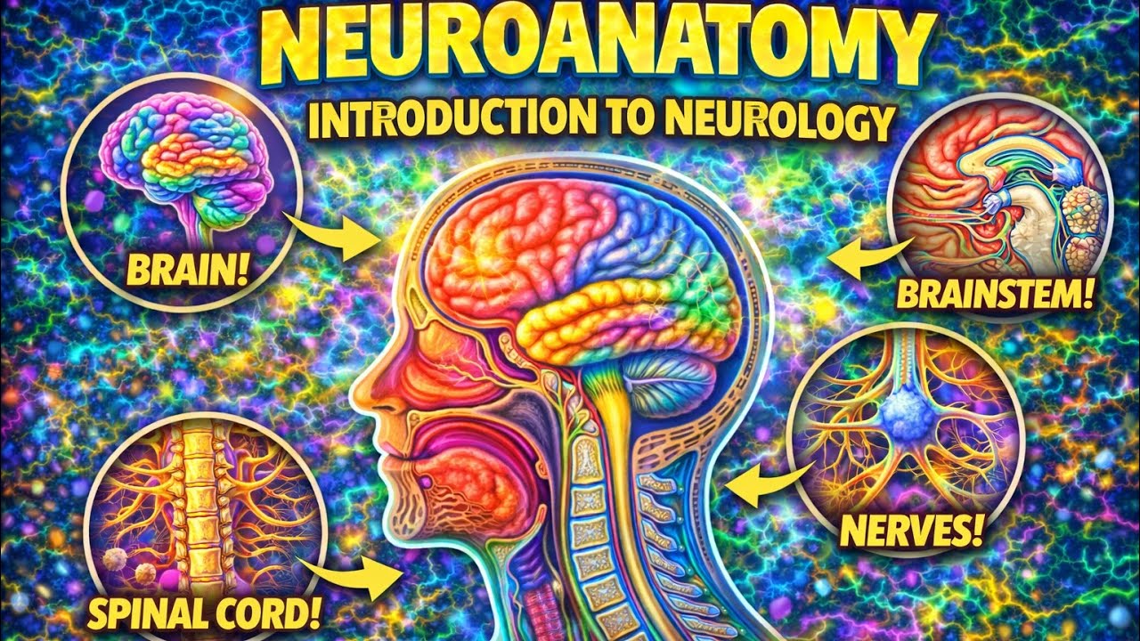 Neuroanatomy Made Easy | Brain, Brainstem & Spinal Cord Explained Simply