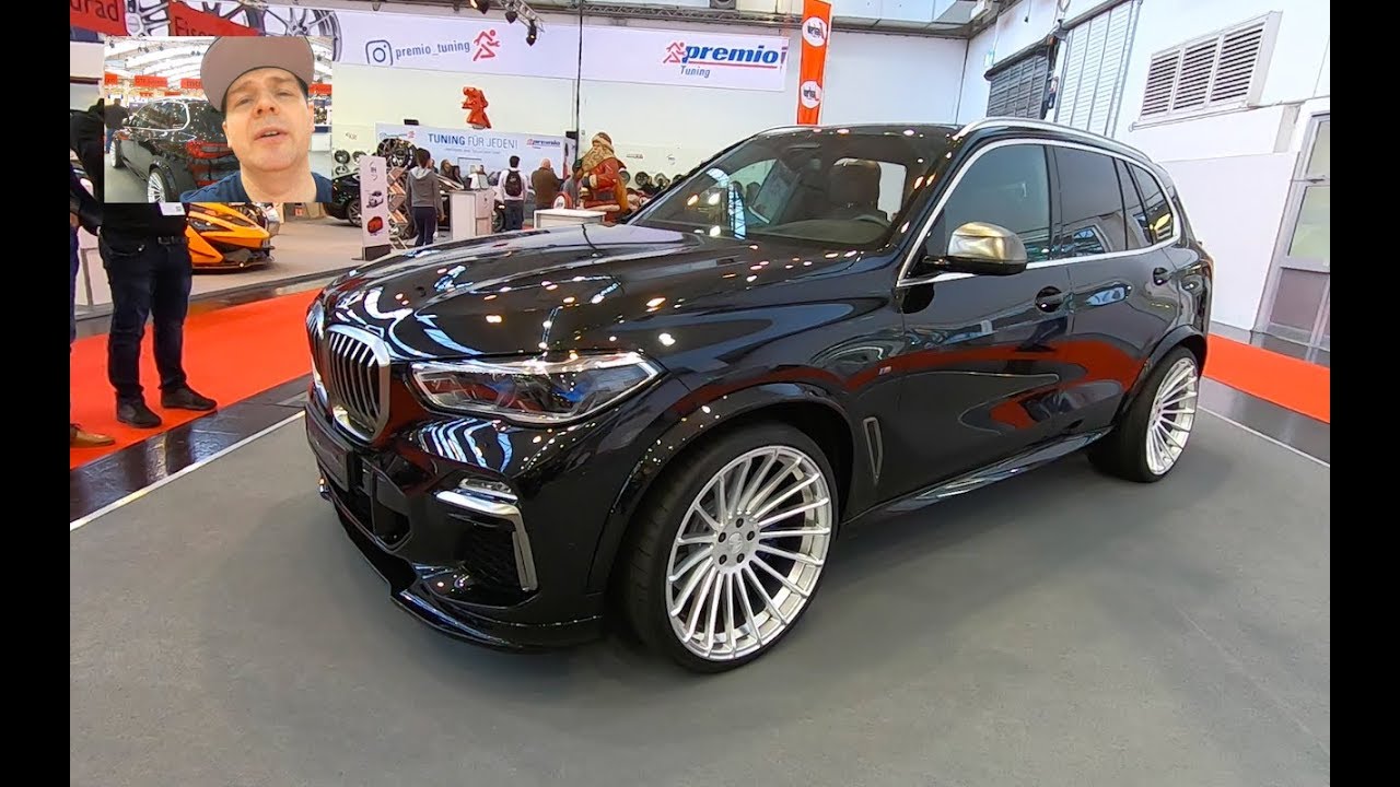 BMW X5 and X4 power SUV by Hamann tuning wheels and bodykit show cars walkaround W0048