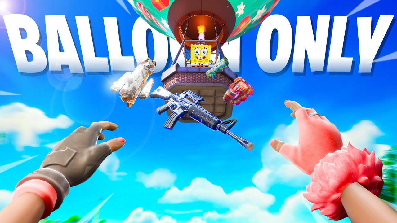 Fortnite but I can ONLY Loot Hot Air Balloons...