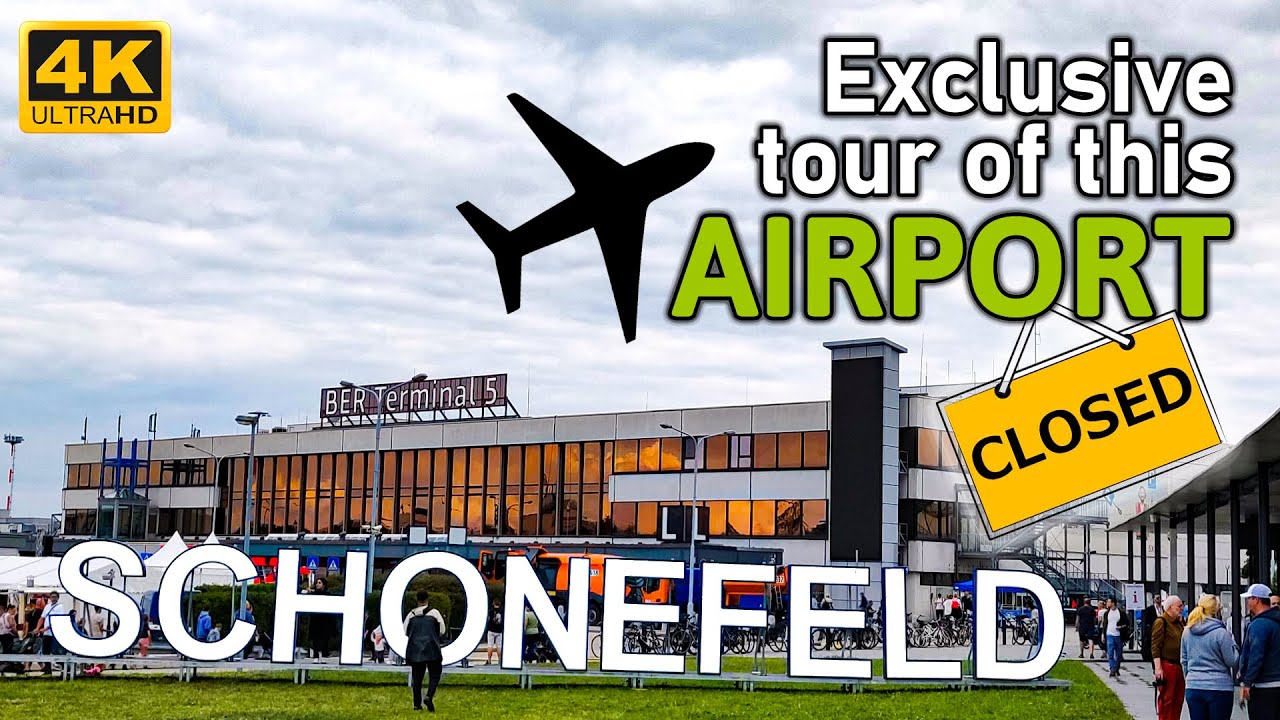 Berlin Schönefeld airport is closed | Virtual tour on the day it closed to public | 4K SDR