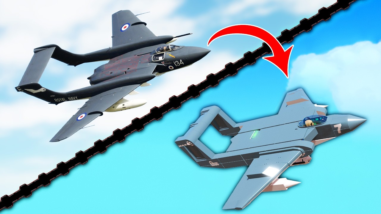 I Tried to Recreate the Sea Vixen, a Unique British Fighter Plane