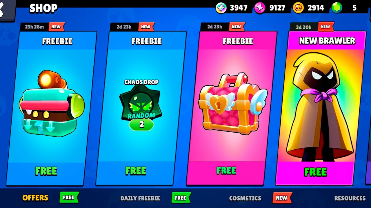 😍LUCKY DAY FREE GIFTS!!!🎁✅ - Brawl Stars Box Opening