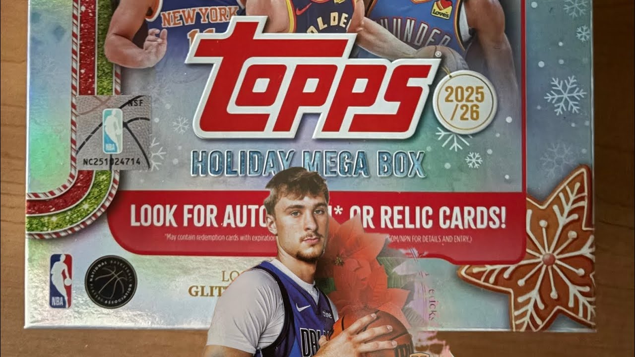 Topps Holiday Mega box, Cooper Flagg Chase!!