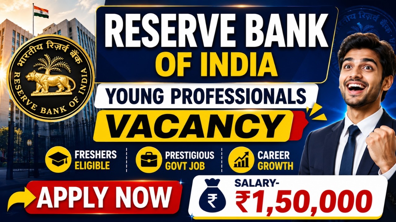 RBI Young Professional Job Notification 2026 | Eligibility | Salary | Apply Process | Full Details