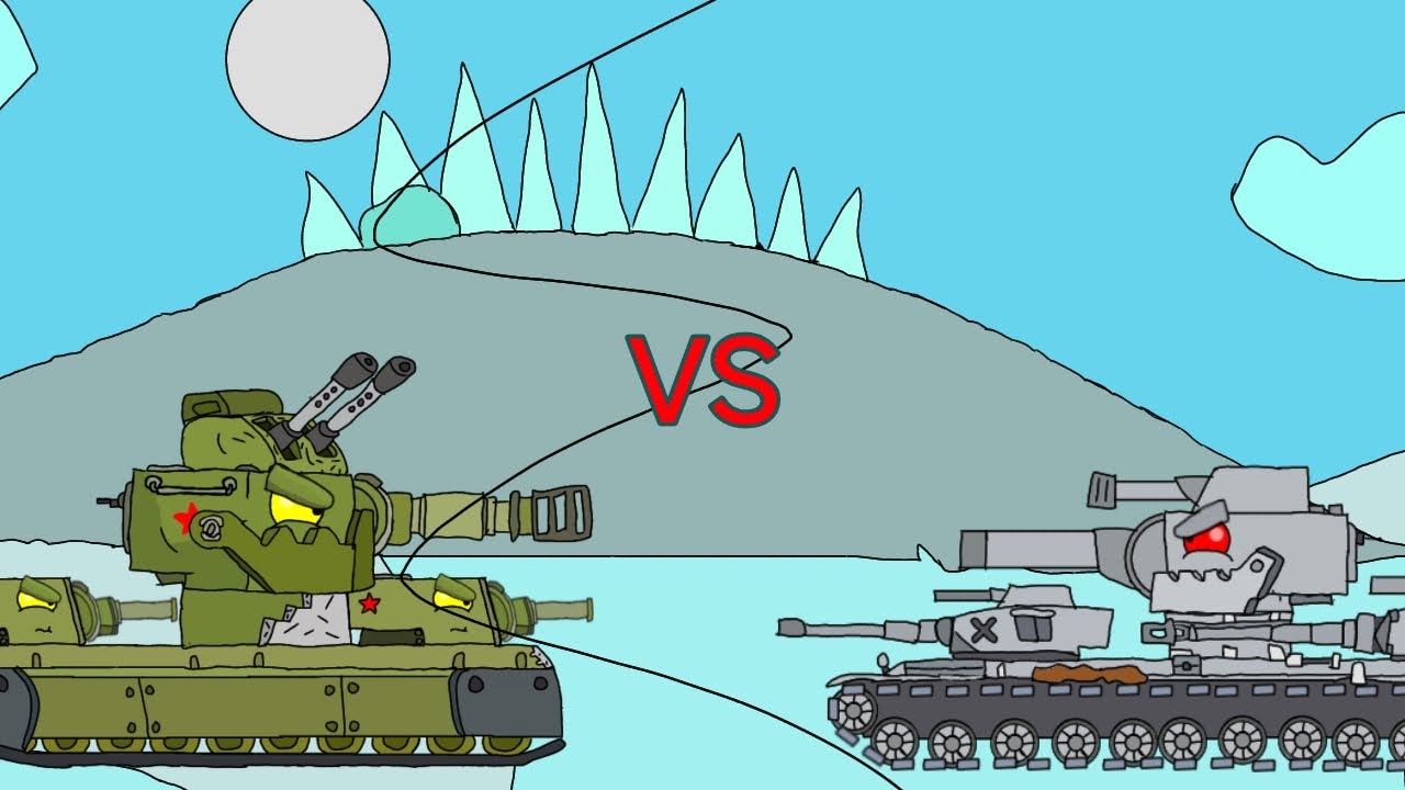 Kv-6.5 vs vk-6 /dibujos animados sobre tanques 