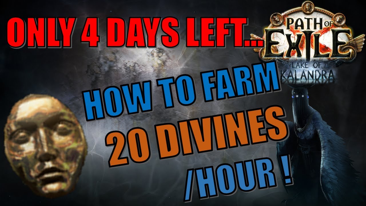 Path of Exile &ndash; How to farm Divine Orbs QUICKLY, before Sentinel ends!