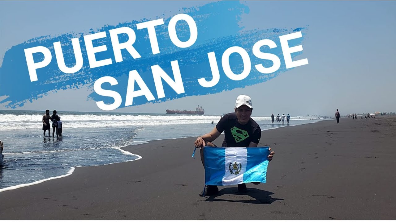 PUERTO SAN JOSE Guatemala | Playa de arena Negra  | Playa San Jose  | Verano 2022 Semana Santa
