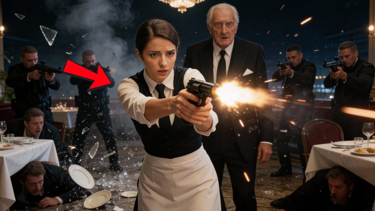 Mafia Boss Surrounded—Until the Waitress Grabs His Gun and Fires First