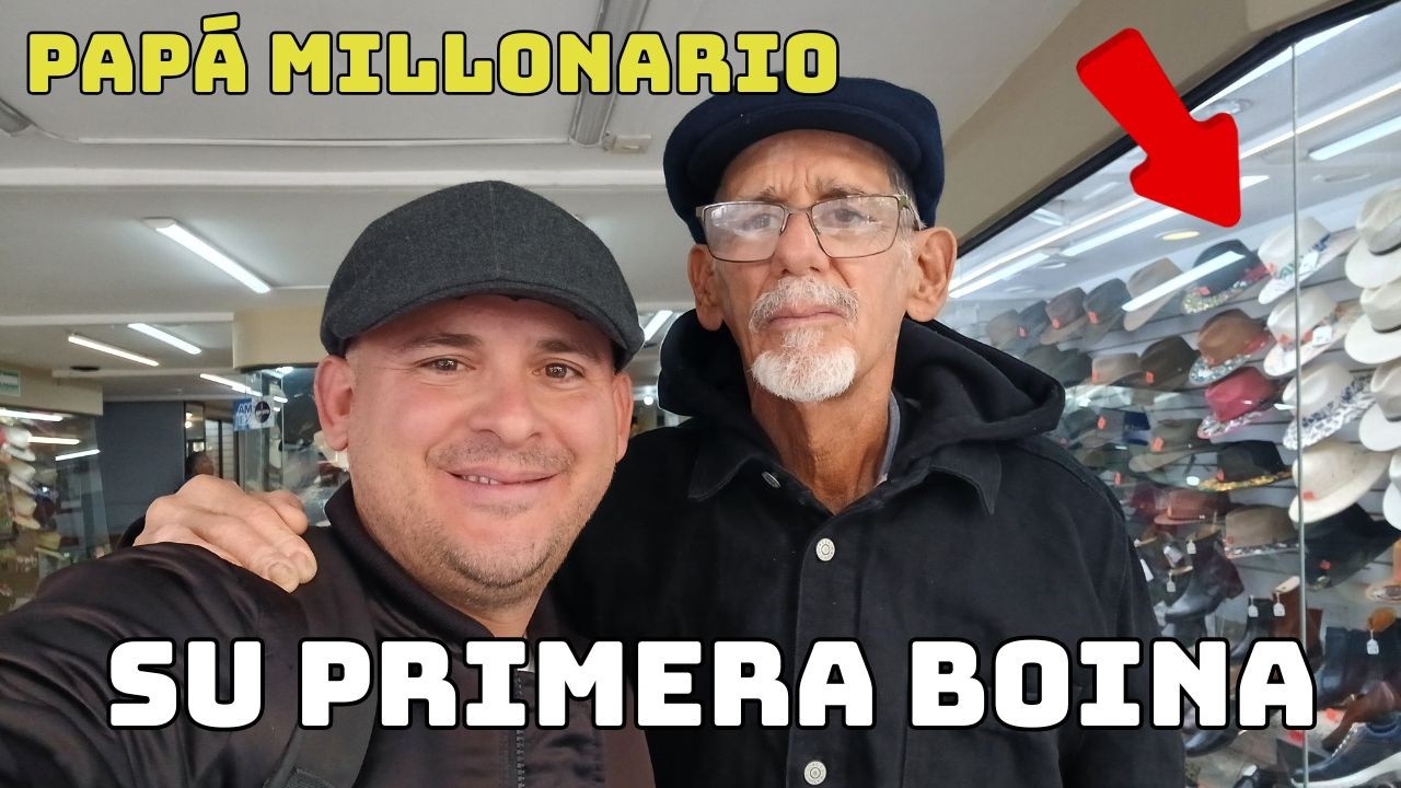 Un día de compras con mi papá MILLONARIO en México. Ya tiene su primera boina. Episodio #11.
