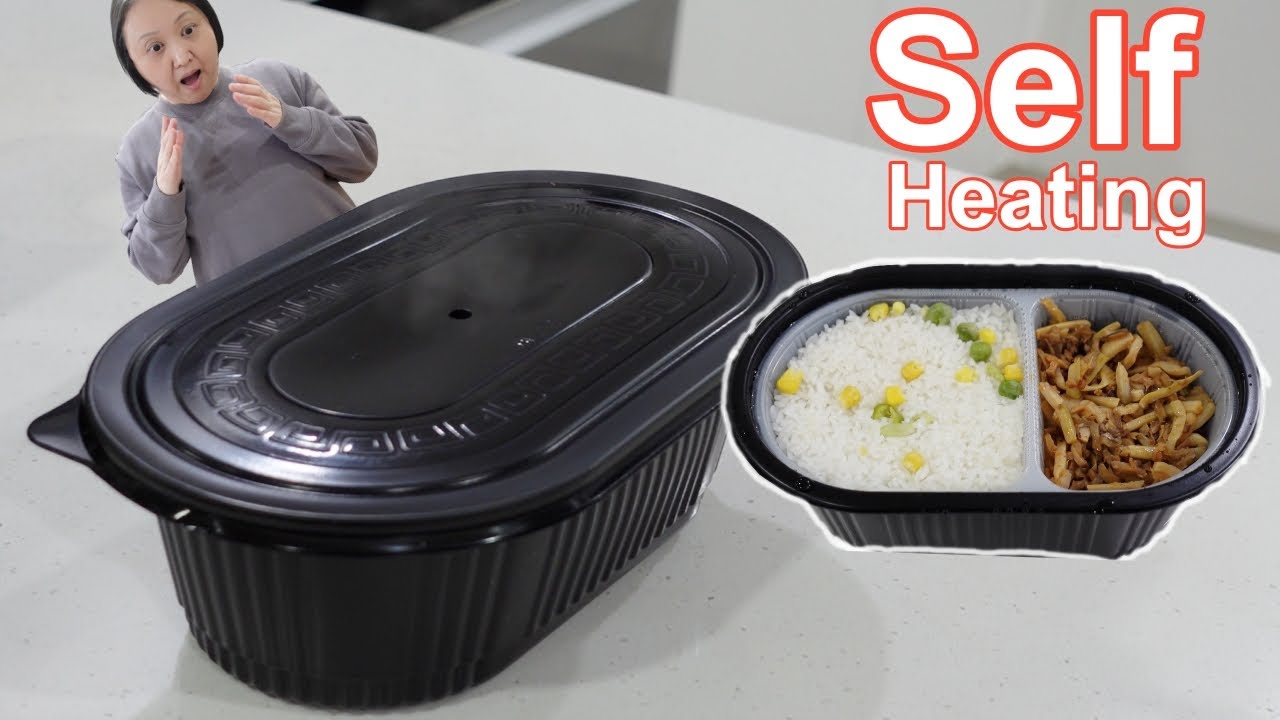 OMG Self-Heating Instant Rice Box | Unbox and Taste Test | Mushroom & Bamboo Shoots Flavour