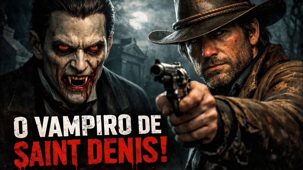 Caçando o vampiro de Sant Denis e pegando um item Raro - Red dead Redempition 2 