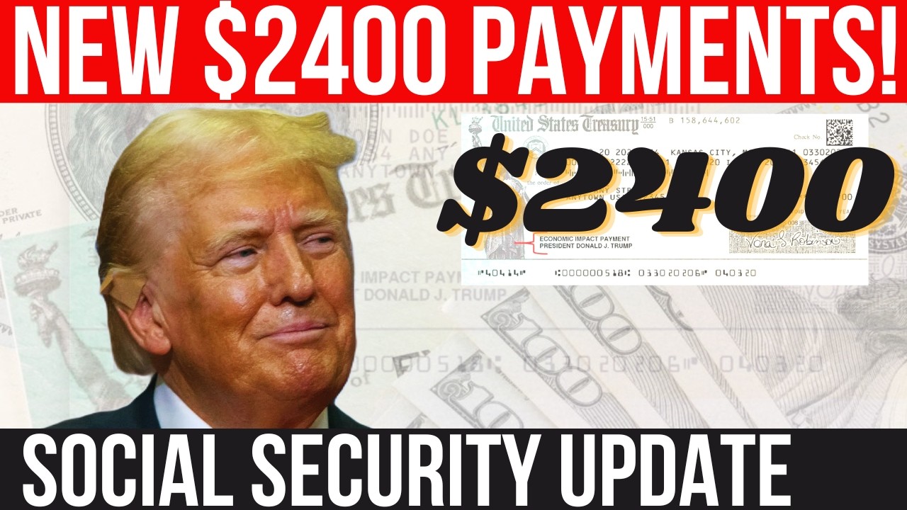 Выплаты социального обеспечения в размере 2400 долларов для всех! SSA, SSI, SSDI | Обновление инф...