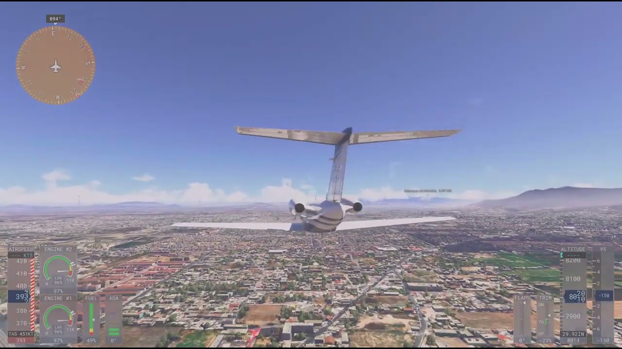 MSFS Windy Takeoff/Landing Mexico City
