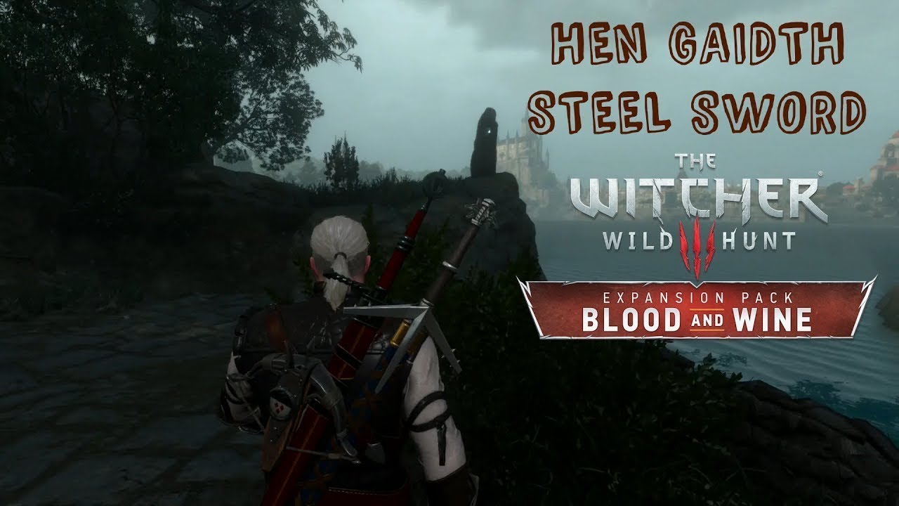 The Witcher 3: Hen Gaidth Steel Sword