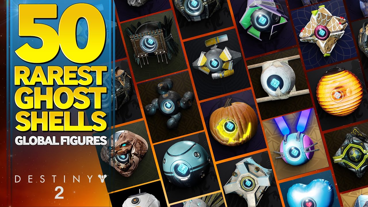 50 Rarest Ghost Shells in Destiny 2