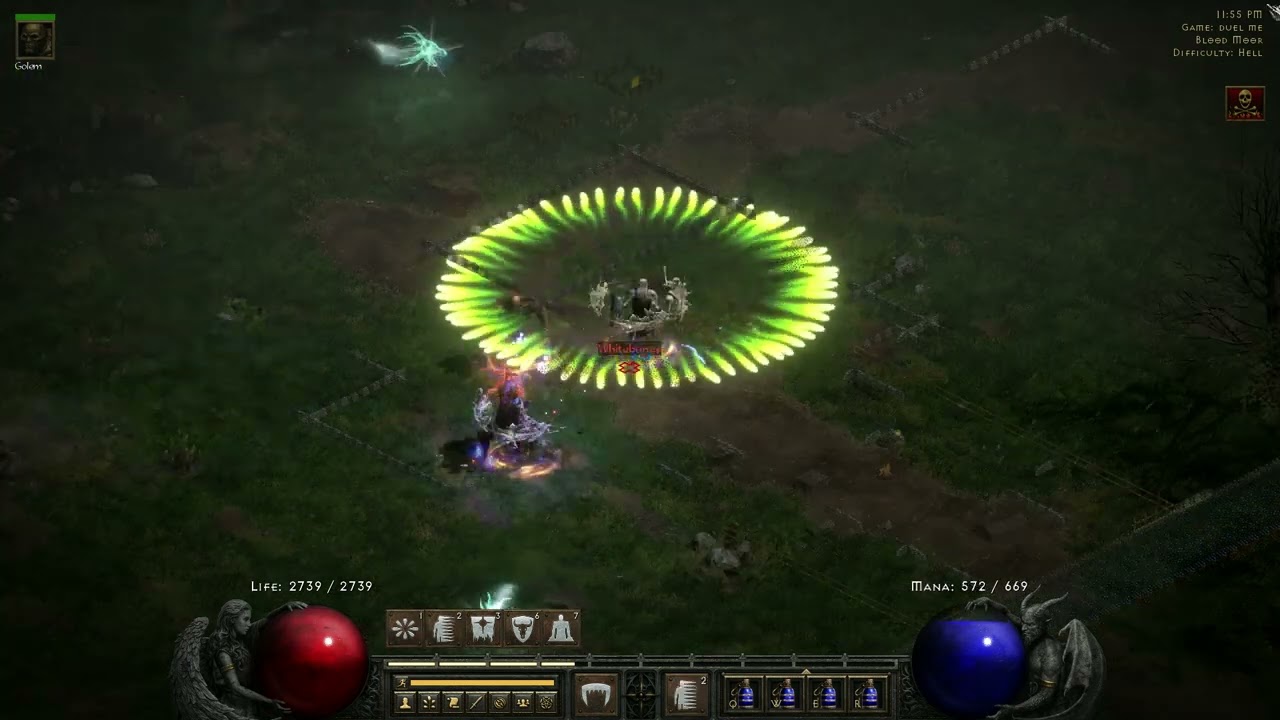 Diablo&reg; II Resurrected PVP D2R: Poison Necro vs. Bone Necro!!! Clip#8