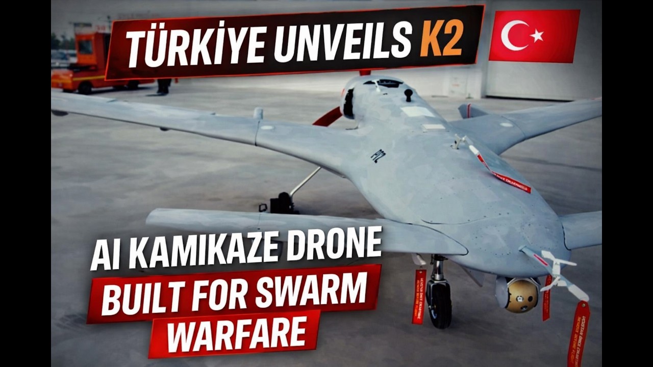 Турция представила K2: беспилотник-камикадзе с искусственным интеллектом, созданный для роевой во...