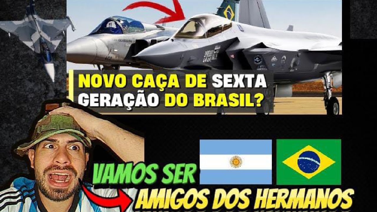 🔴ARGENTINO Reage: BRASIL TEM Seu CA&Ccedil;A de 6&ordf; GERA&Ccedil;&Atilde;O PRONTO? GRIPEN