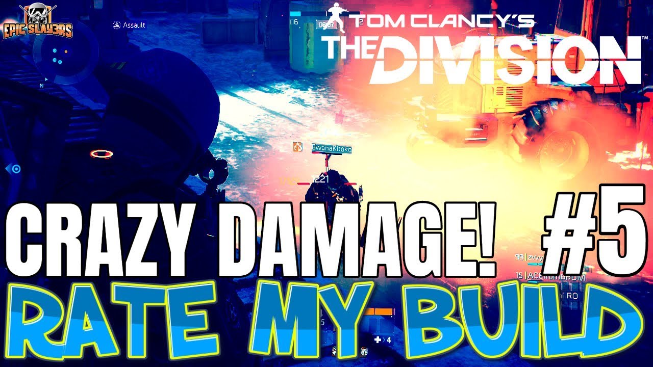 The Division: CRAZY HYBRID DAMAGE BUILD FT. BULLFROG! RATE MY BUILD #5