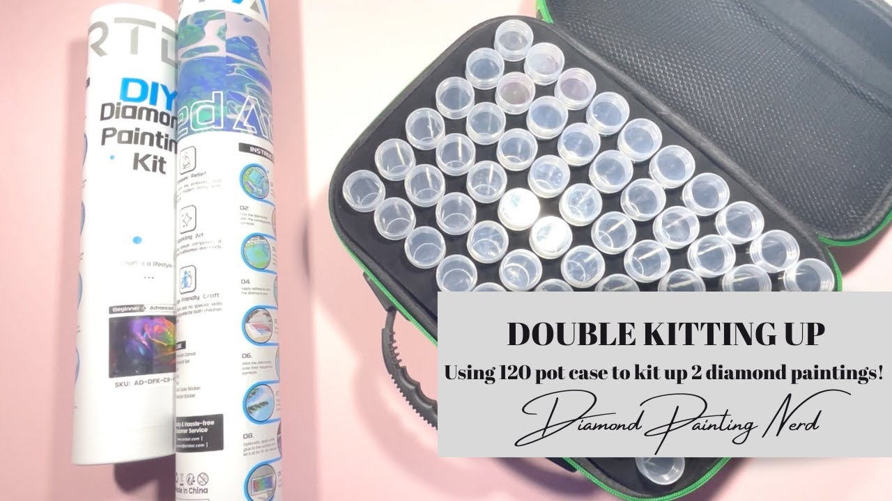 KITTING UP 2 PAINTINGS IN 1 STORAGE CASE | ARTDOT | DIAMOND PAINTING NERD