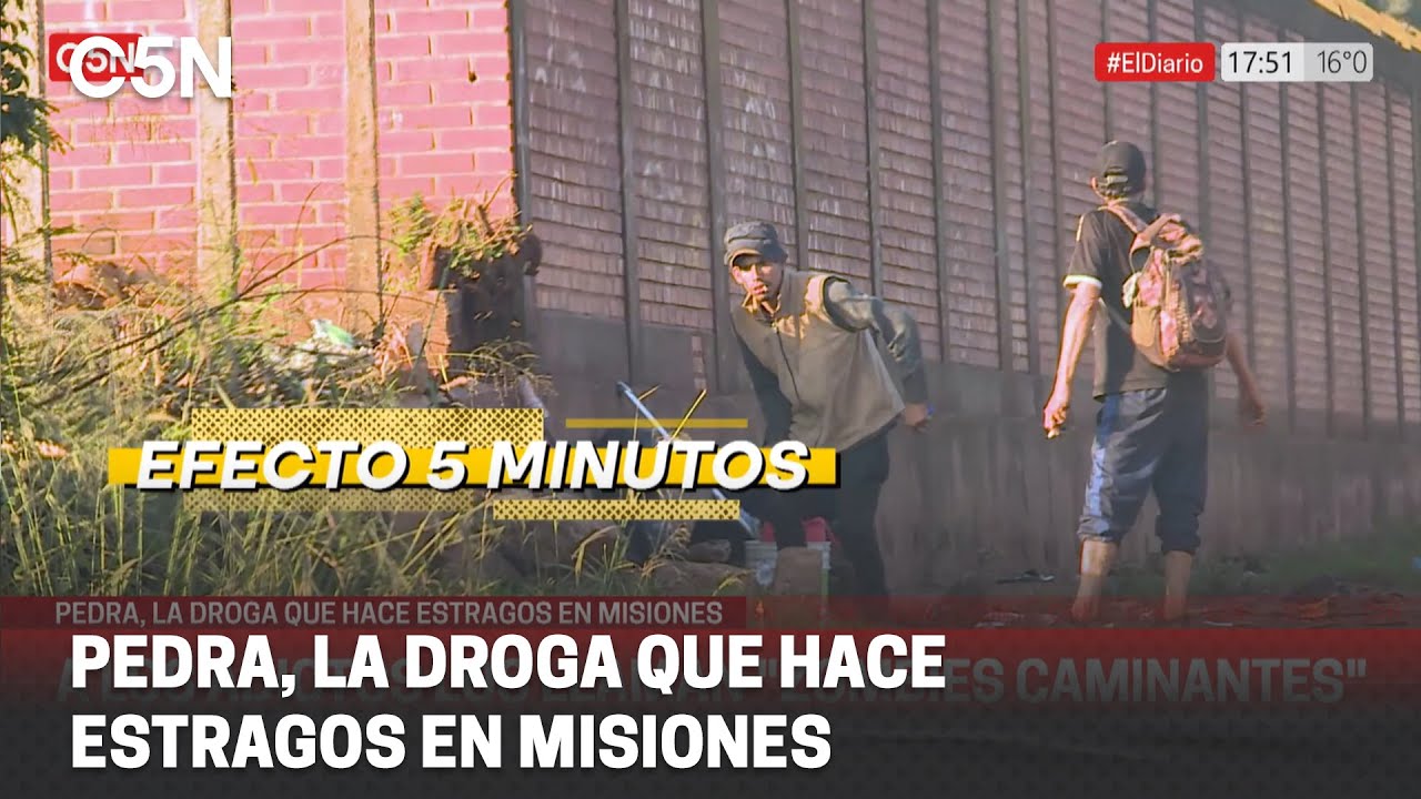 PEDRA, la DROGA que hace estragos en MISIONES
