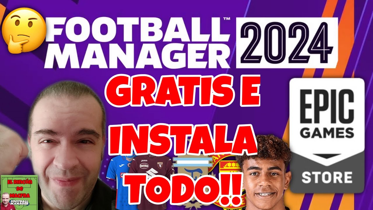 INSTALA TODOS los PARCHES en Football Manager 2024 de Epic Games Store #fm24 #epic #macfra