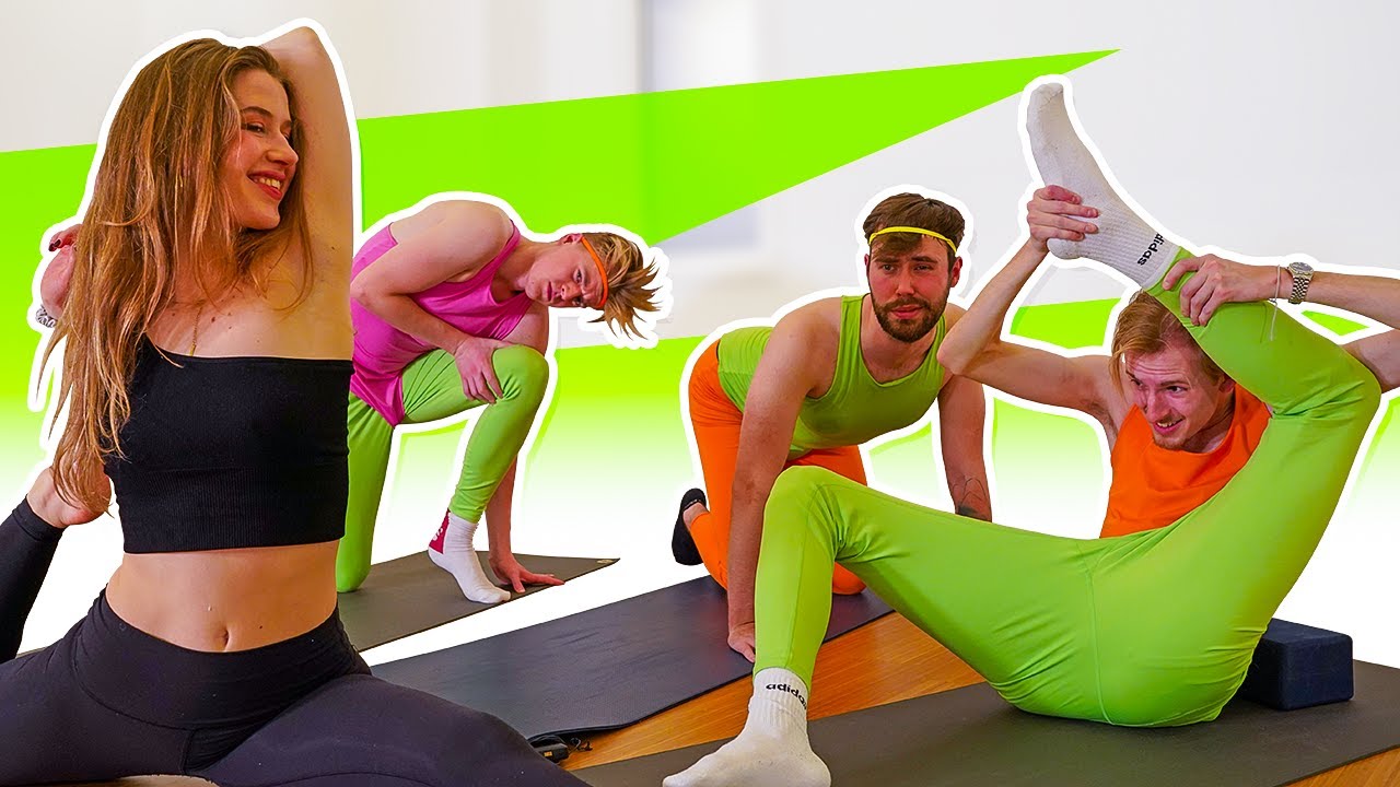 BANKZITTERS DOEN HETE YOGA SESSIE