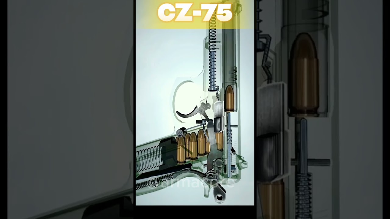 CZ 75 🇨🇿🔥 | The Pistol That Changed Modern Handguns #usa #militaryhistory