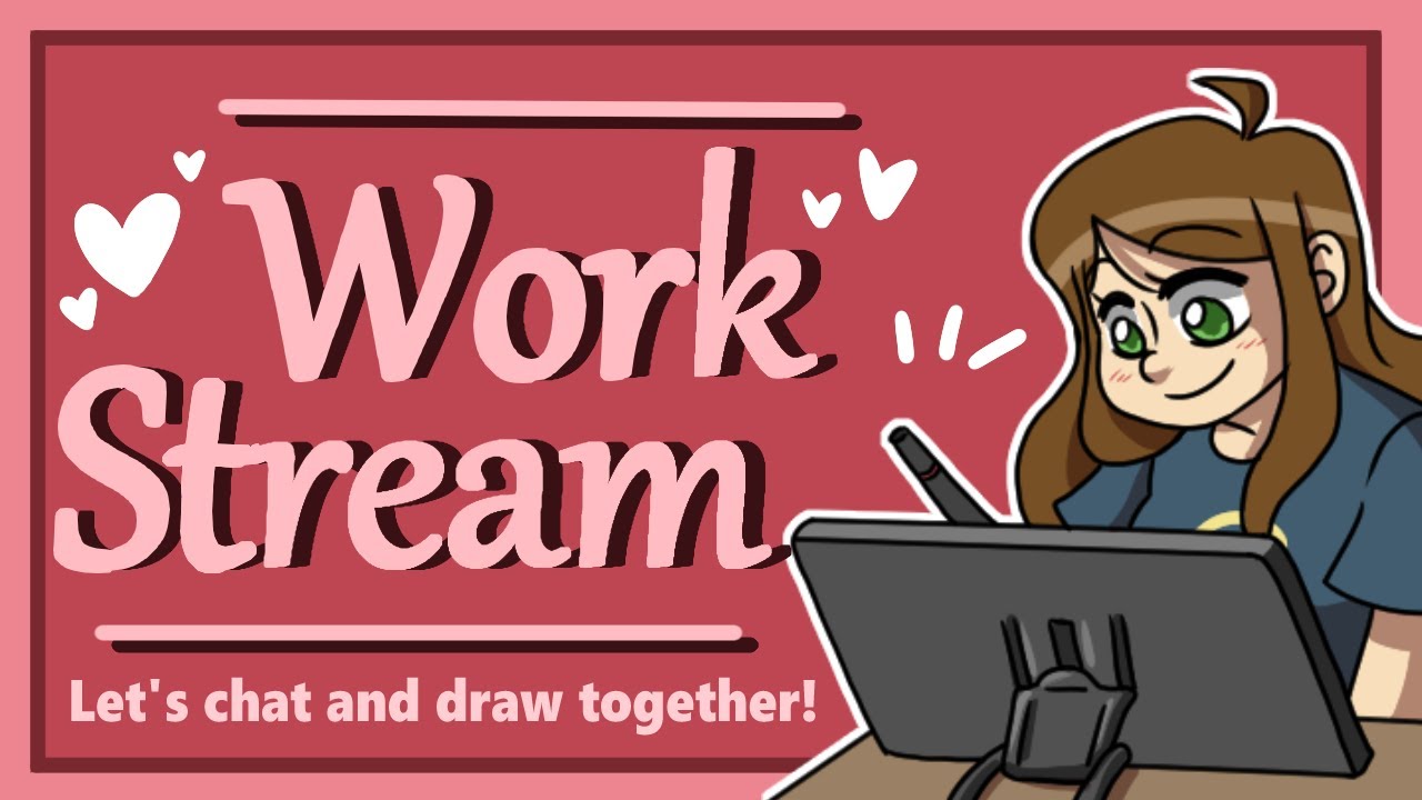Art Stream! Working on members drawings