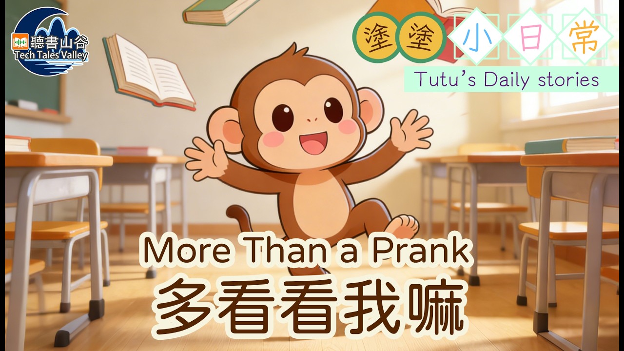 【原創中英兒童故事 | 淘氣頑皮想得到關注】More Than a Prank!-多看看我嘛 #幼兒睡前故事有聲書 #聽故事學英文 #聽故事學中文 #bedtimestories