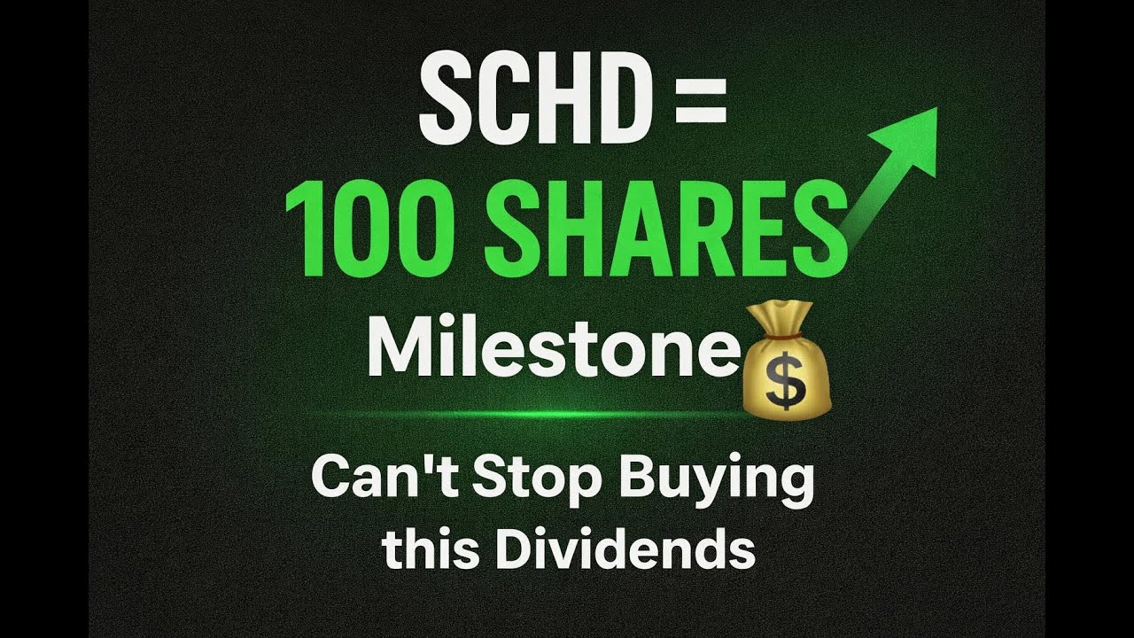 SCHD: How I Reached 100 Shares With Small Consistent Investments 🚀
