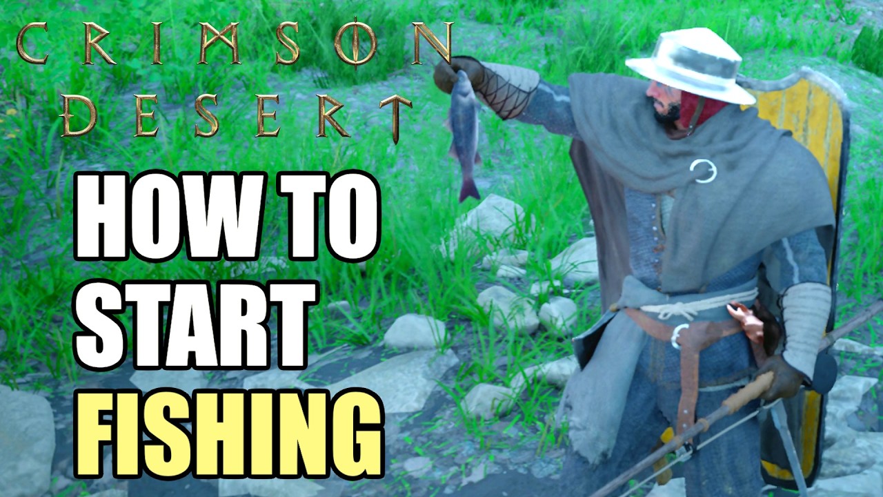 Crimson Desert - Where to get a Fishing Rod and How to Fish