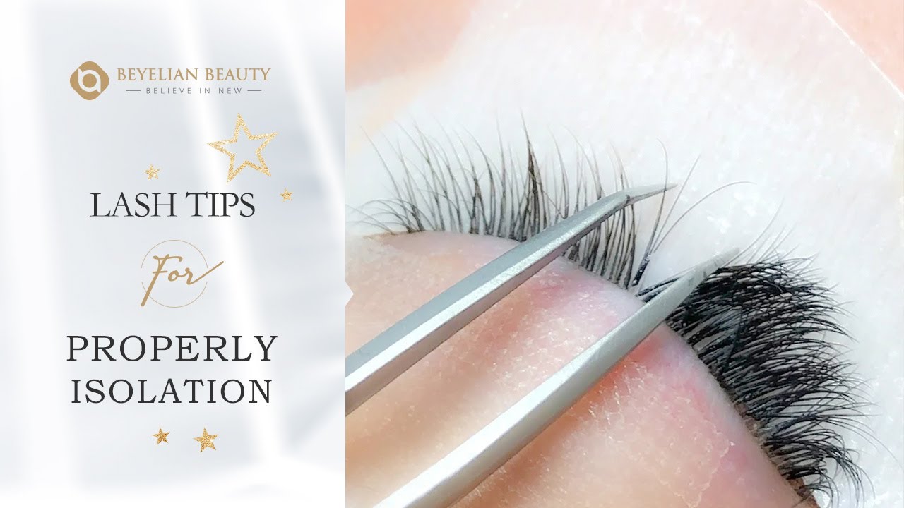 EYELASH EXTENSION TIPS ON HOW TO PROPERLY PICK AND ISOLATE| BEYELIAN ONLINE COURSE 003