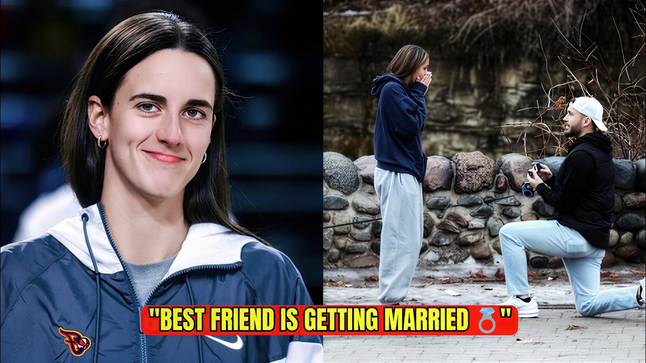 Caitlin Clark's Reaction to Her Best Friend's Engagement