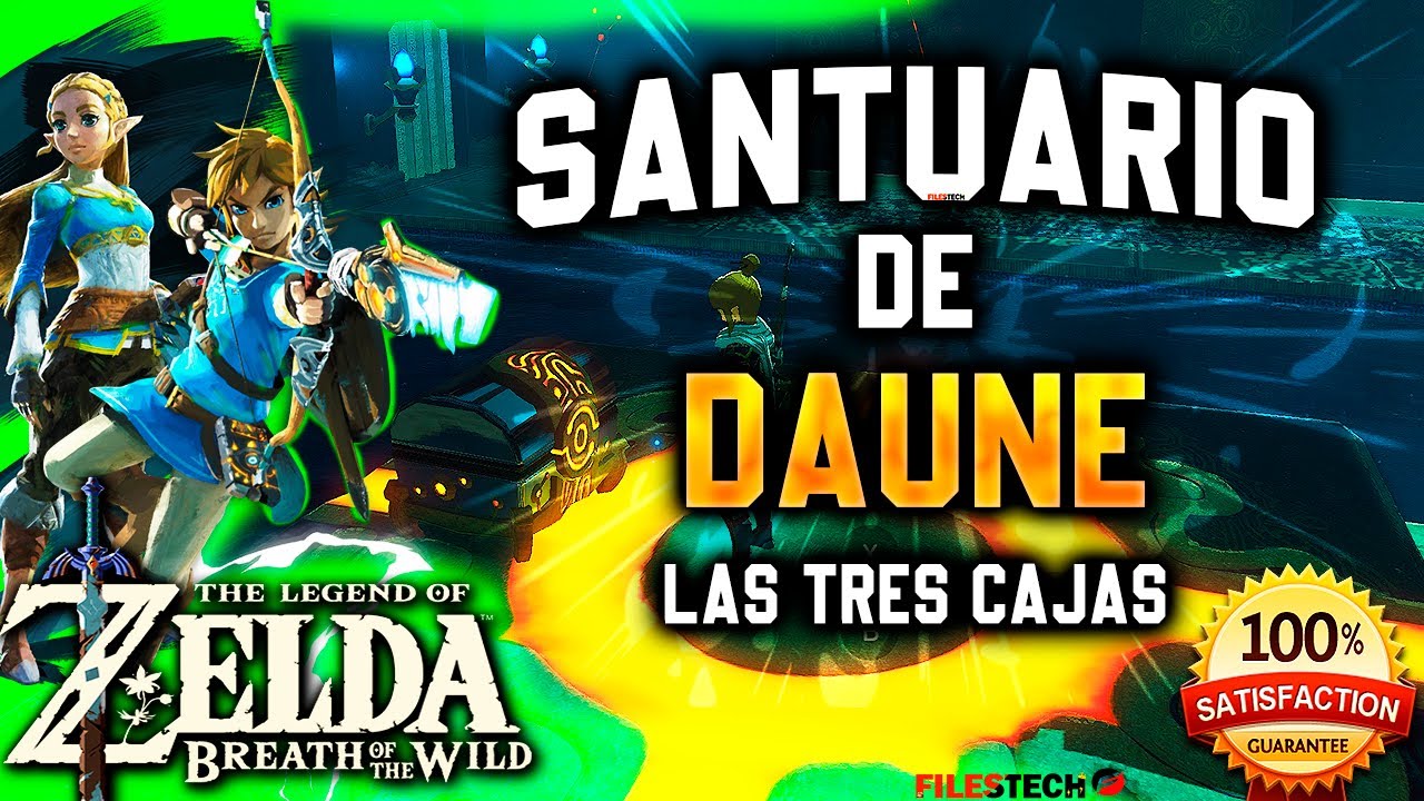 Santuario de DAUNE: LAS TRES CAJAS 📦  ❤️ The Legend of Zelda: Breath of the Wild COMO PASAR 🔥