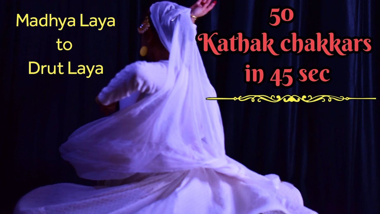 50 chakkars (spins) | kathak chakkars teen taal | How to do kathak spins