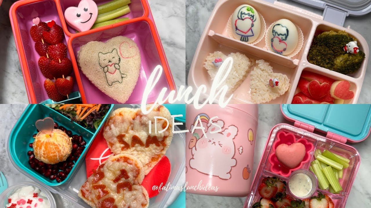 4 Loncheras con el tema de san Valentín 💘 de la semana #valentinesday #lunchideas #lunchbox