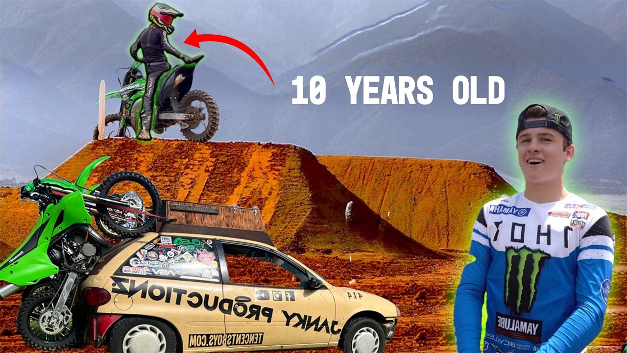I Barely Survived My First Supercross Track... And I Met Haiden Deegan