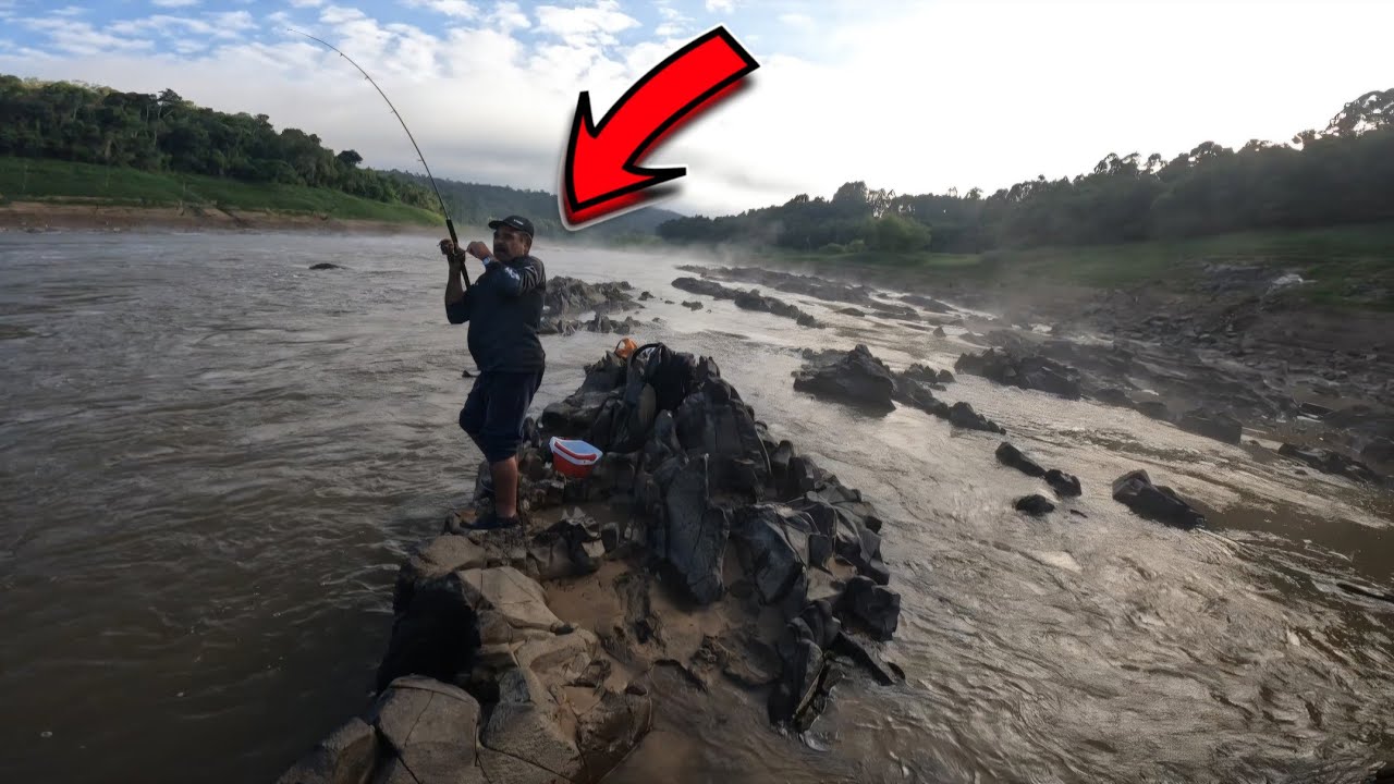 NUNCA DUVIDE DE MIM ELE FALOU! NAS ROCHAS É MUITO DIFÍCIL PESCAR .