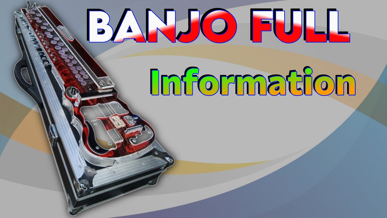 Full Information Of Banjo || Bharat Saj Banjo Manufacturing Company || #banjo #bharatsaj