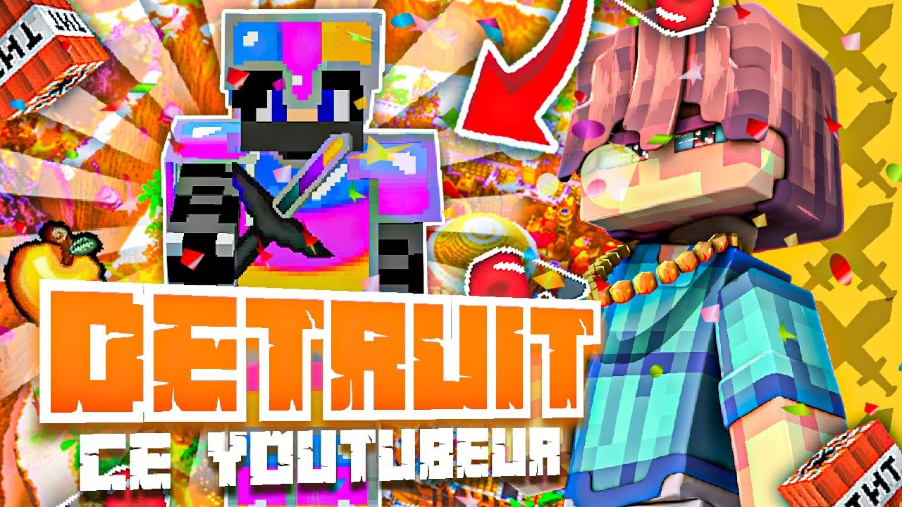 JE DÉTRUIT CE YOUTUBEUR EN ARÈNE SANS PACK DE TEXTURE SUR SKILLPVP V13 ? cc 