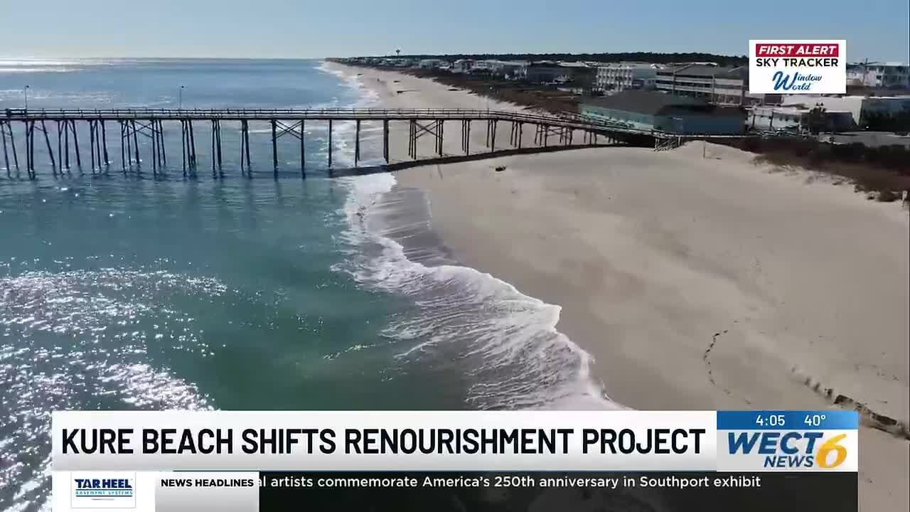 Kure Beach provides update on beach renourishment project